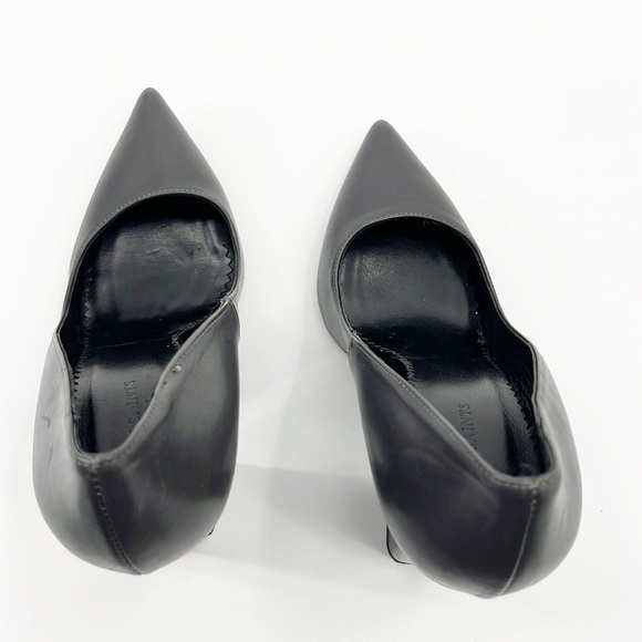 All Saints Cubista Mirrored Heel Pumps Gray size 38 size 7 - Picture 5 of 14